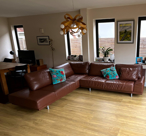 Brown leather concept - brown, bo