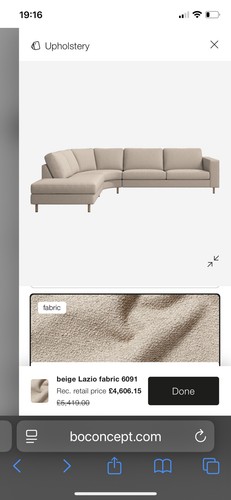 Boconcept big corner - corner, from